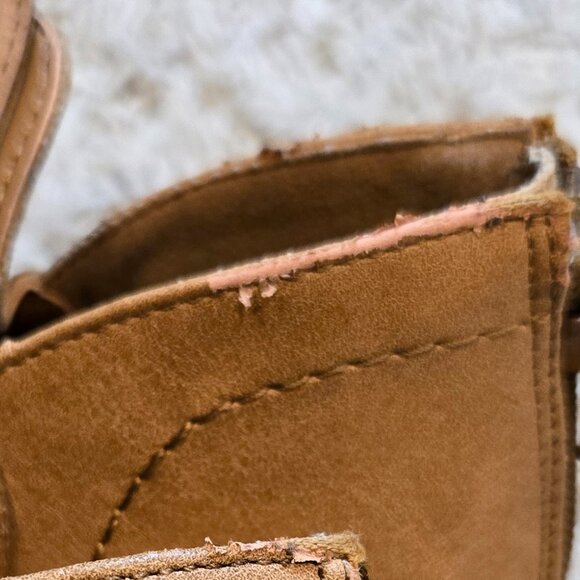 🥾Rocket Dog Boots Ankle Booties Heels Brown Faux Leather Size 7 👟 - Picture 6 of 10